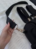 Balo kiêm túi đeo chéo đựng đồ cho bé Hannah & Sophia Belle màu đen - Ảnh 19