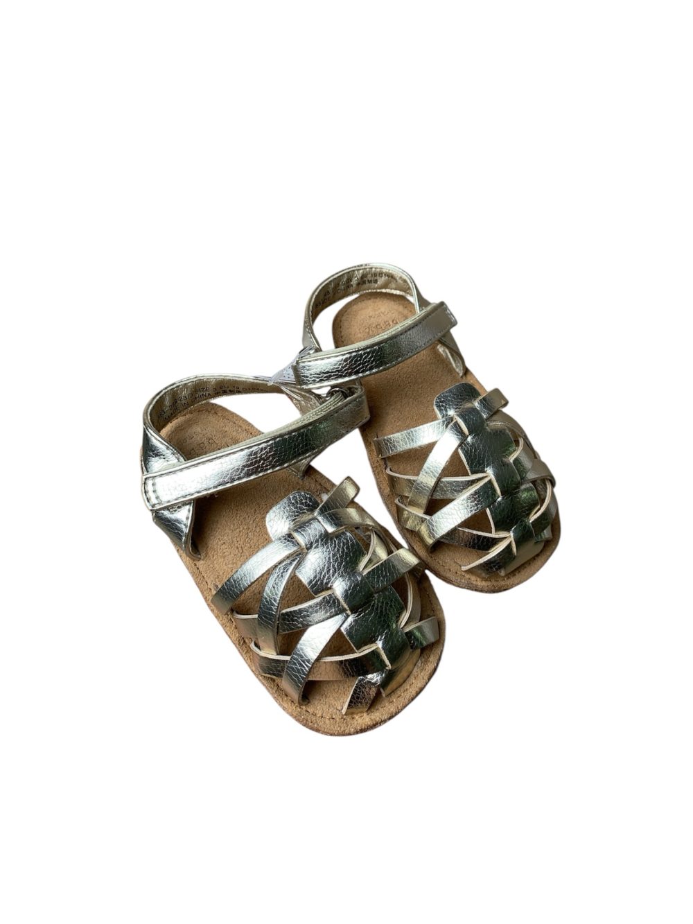b9bcbe7015234d4282d3d8cf6fee2e27 Sandal rọ tập đi Next baby màu gold (12-18m/11,5-12cm) - Ảnh 1