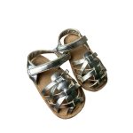 Sandal rọ tập đi Next baby màu gold (12-18m/11,5-12cm)