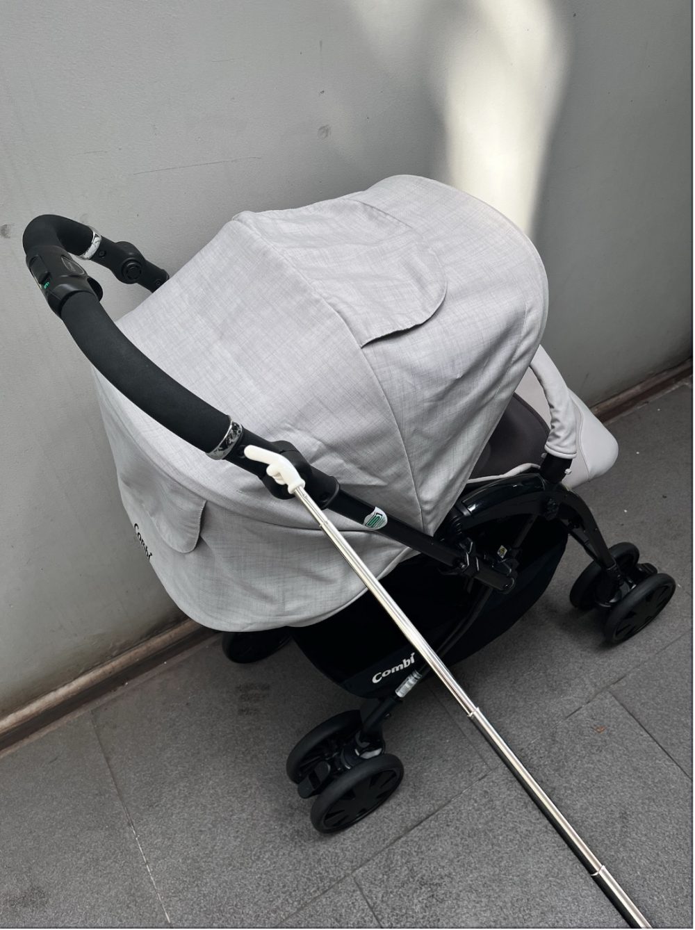 Xe đẩy Combi Crossgo 4 cas màu ghi (size 1→36m, tối đa 15kg) - Ảnh 27