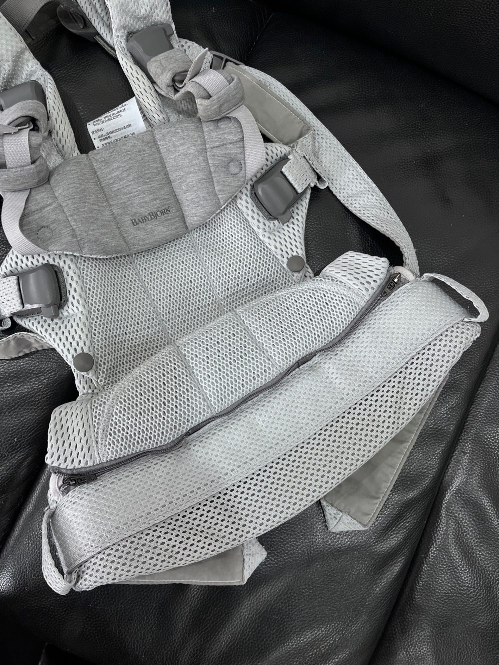 Địu BabyBjorn màu xám ( size: 0->3y ~ 3kg2->15kg) - Ảnh 14
