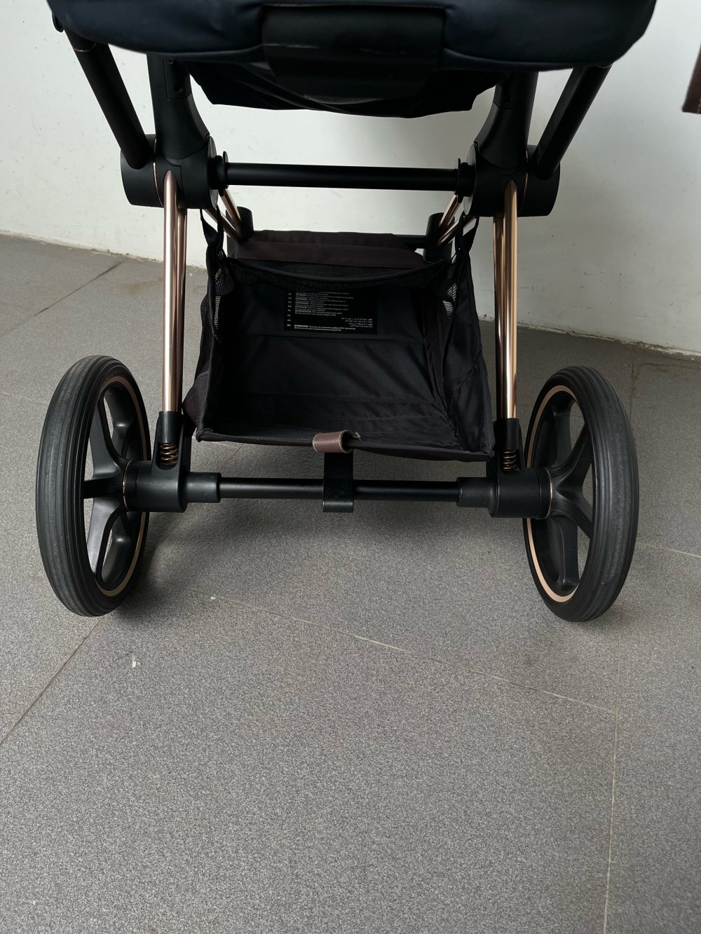 Xe đẩy Cybex Priam 3 khung rosegold (size: 0->4y, tối đa 22kg) kèm adapter - Ảnh 18