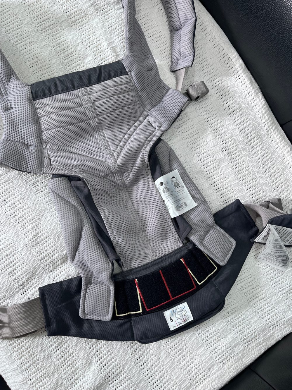 Địu Ergobaby Omni 360 Cool Air Mesh, Carbon Grey (size: 3kg2→20kg~ 0→48m) - Ảnh 8