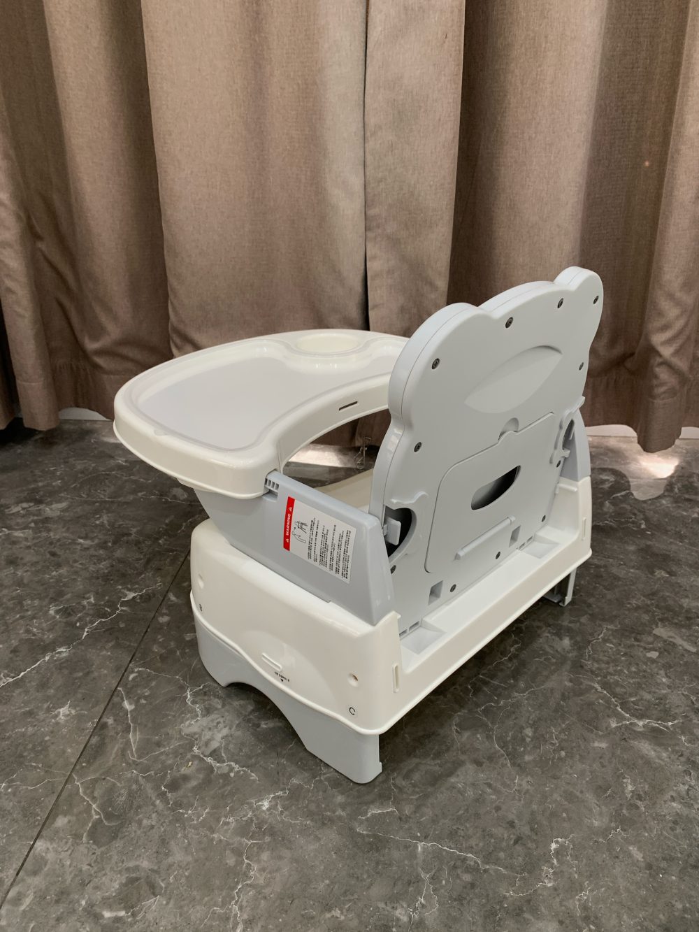 Ghế ăn dặm gấp gọn Ifam hoạ tiết gấu xám ( ghế cao 55cm) - Ảnh 23