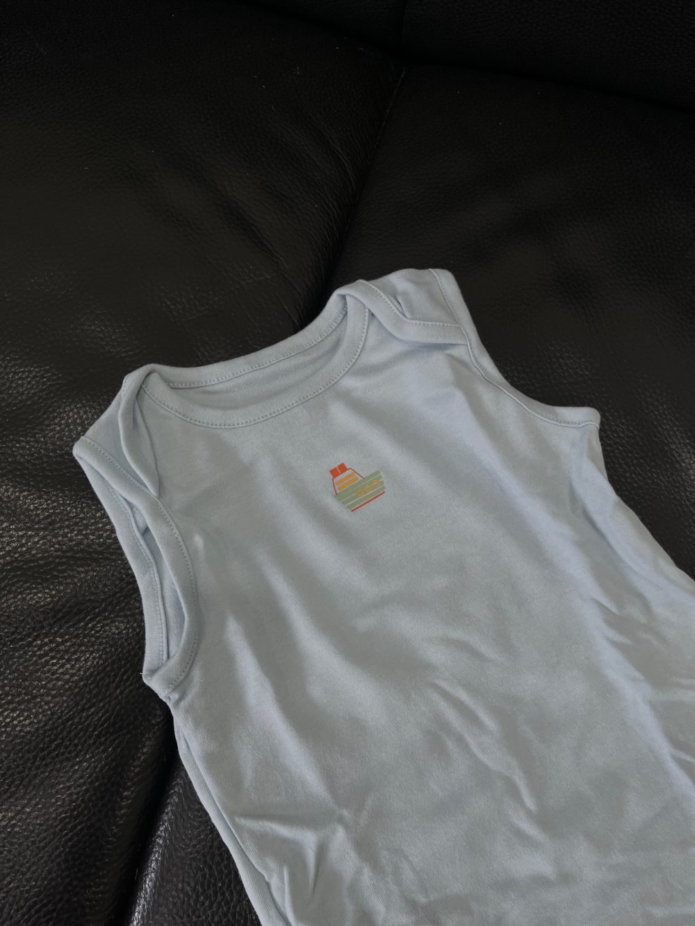 Set 2 bộ bodysuit Mothercare màu xanh kèm bodysuit Carter’s màu xanh (size 6 →9m) - Ảnh 16