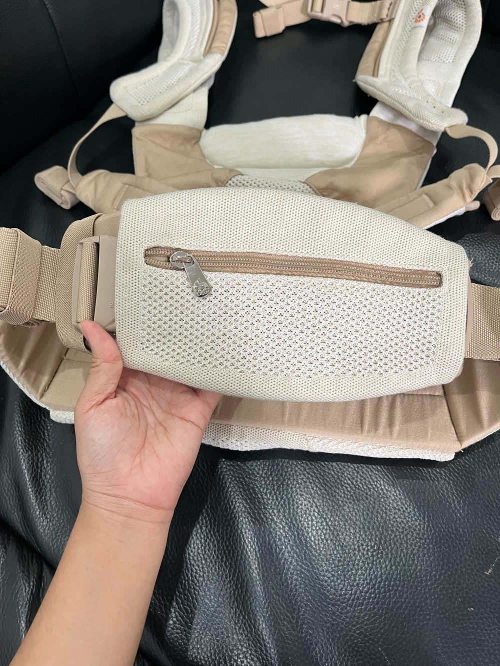 Địu Ergobaby Aerloom – Sand ( size: 3.2->15.9kg ~ 0->36m) - Ảnh 12