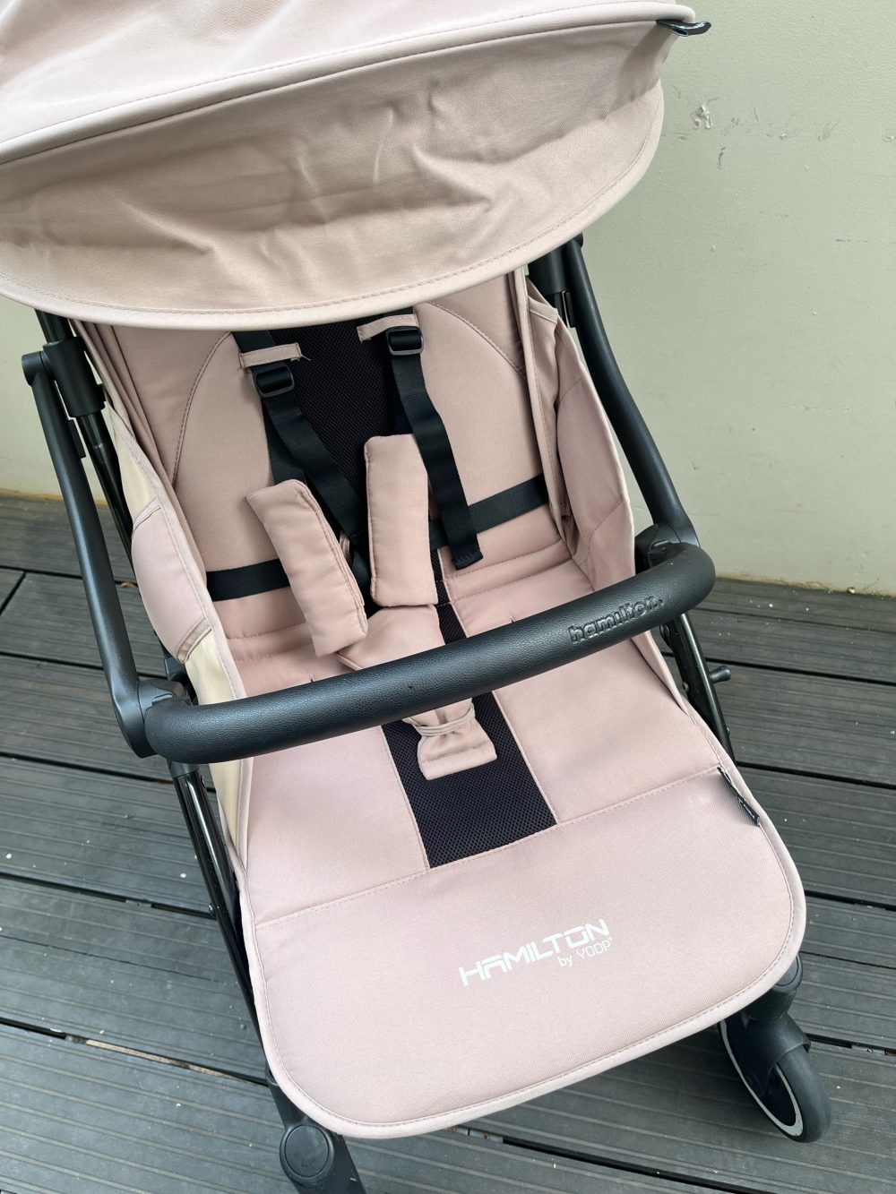 Xe đẩy Hamilton X1 màu nâu ánh hồng ( size: 0->4y, tối đa 20kg) - Ảnh 11