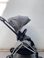 Xe đẩy Cybex mios 3 màu xám khung bạc ( size: 0->4y, tối đa 22kg) kèm adapter và áo mưa cybex - Ảnh 30