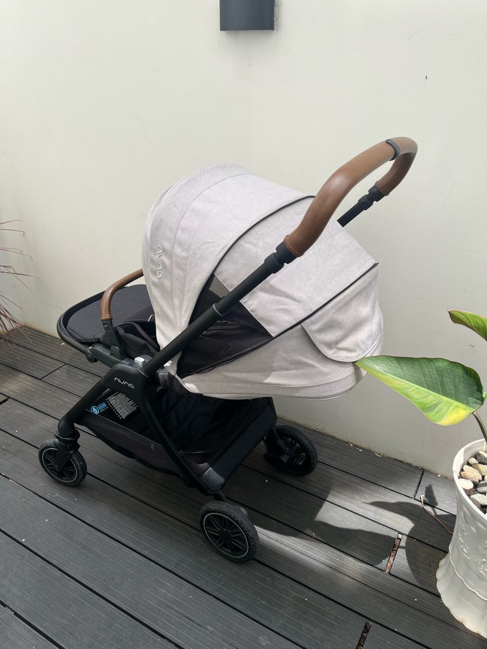 Xe đầy Nuna Triv màu xám khung đen (size: 0→ 4y, tối đa 22kg) - Ảnh 17