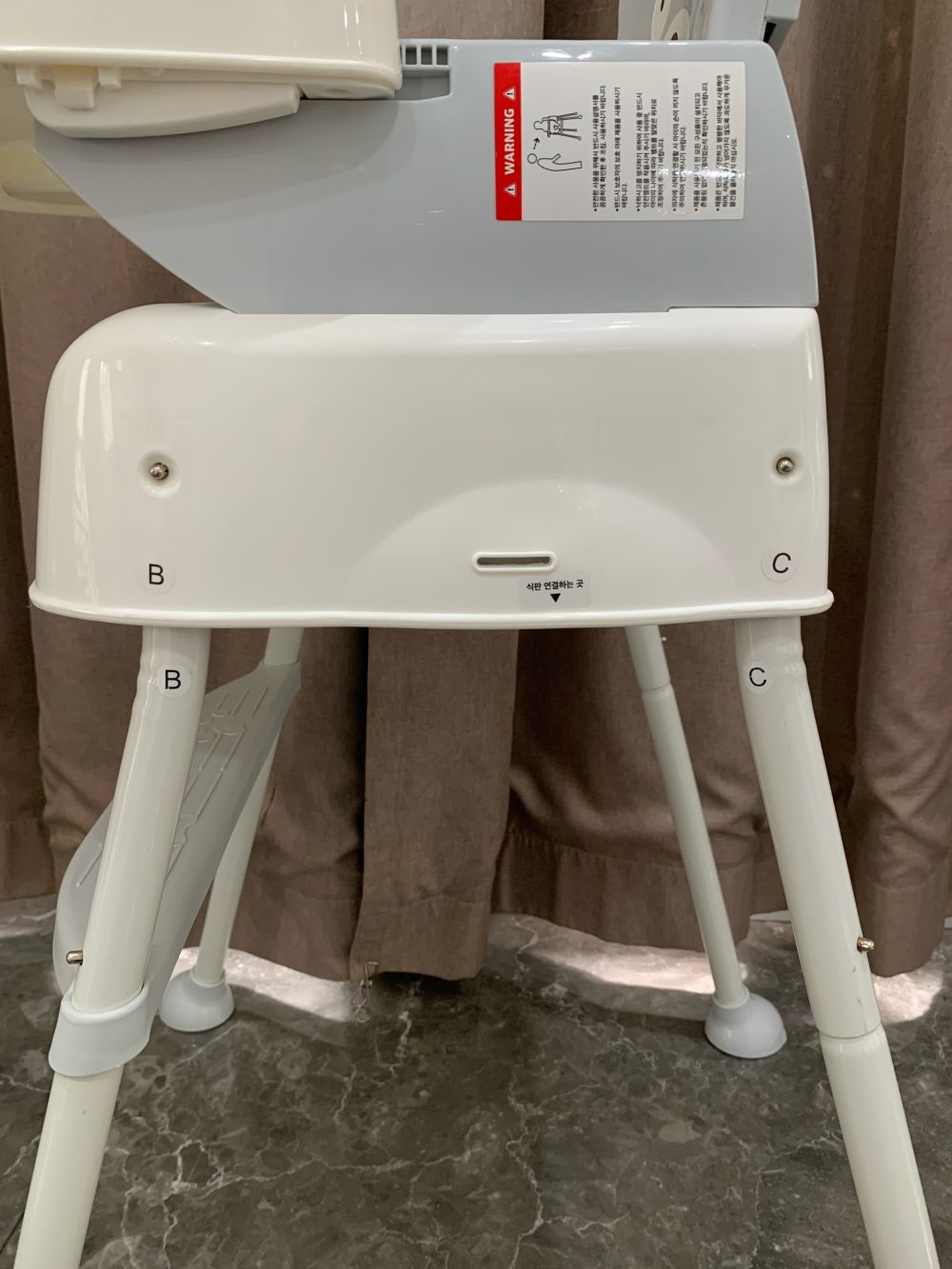 Ghế ăn dặm gấp gọn Ifam hoạ tiết gấu xám ( ghế cao 55cm) - Ảnh 15