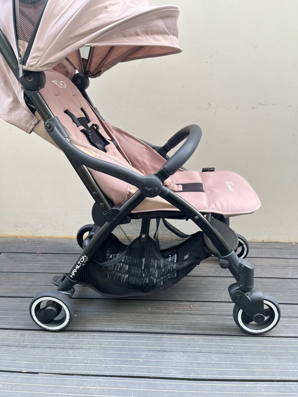 Xe đẩy Hamilton X1 màu nâu ánh hồng ( size: 0->4y, tối đa 20kg) - Ảnh 7