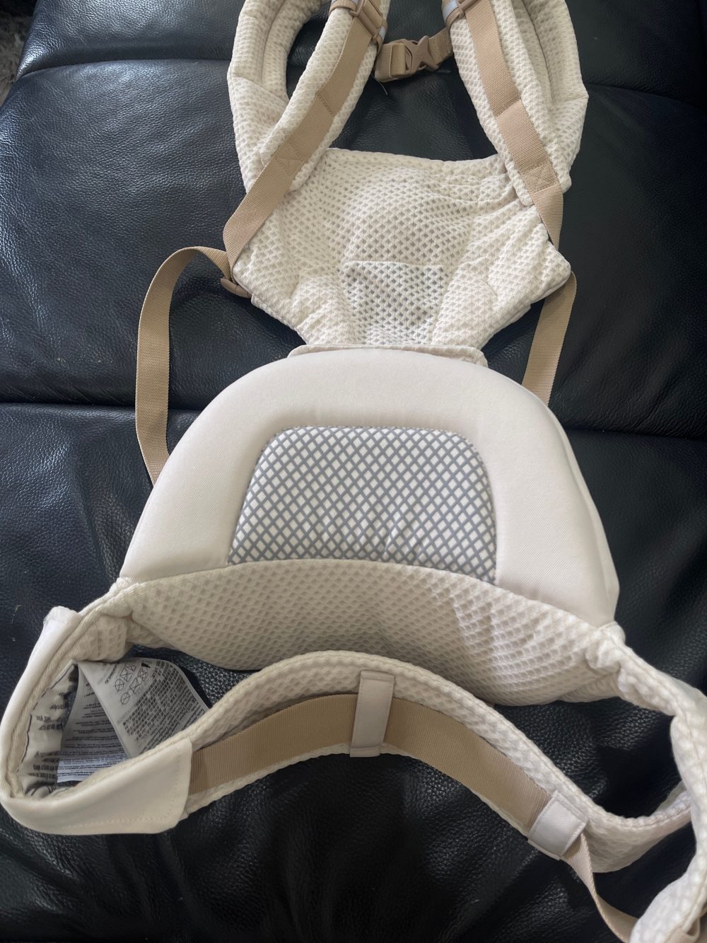 Địu Ergo baby Alta Hip Seat, Natural Beige ( size: 5,5-> 20kg ~ 4–> 48m) - Ảnh 19