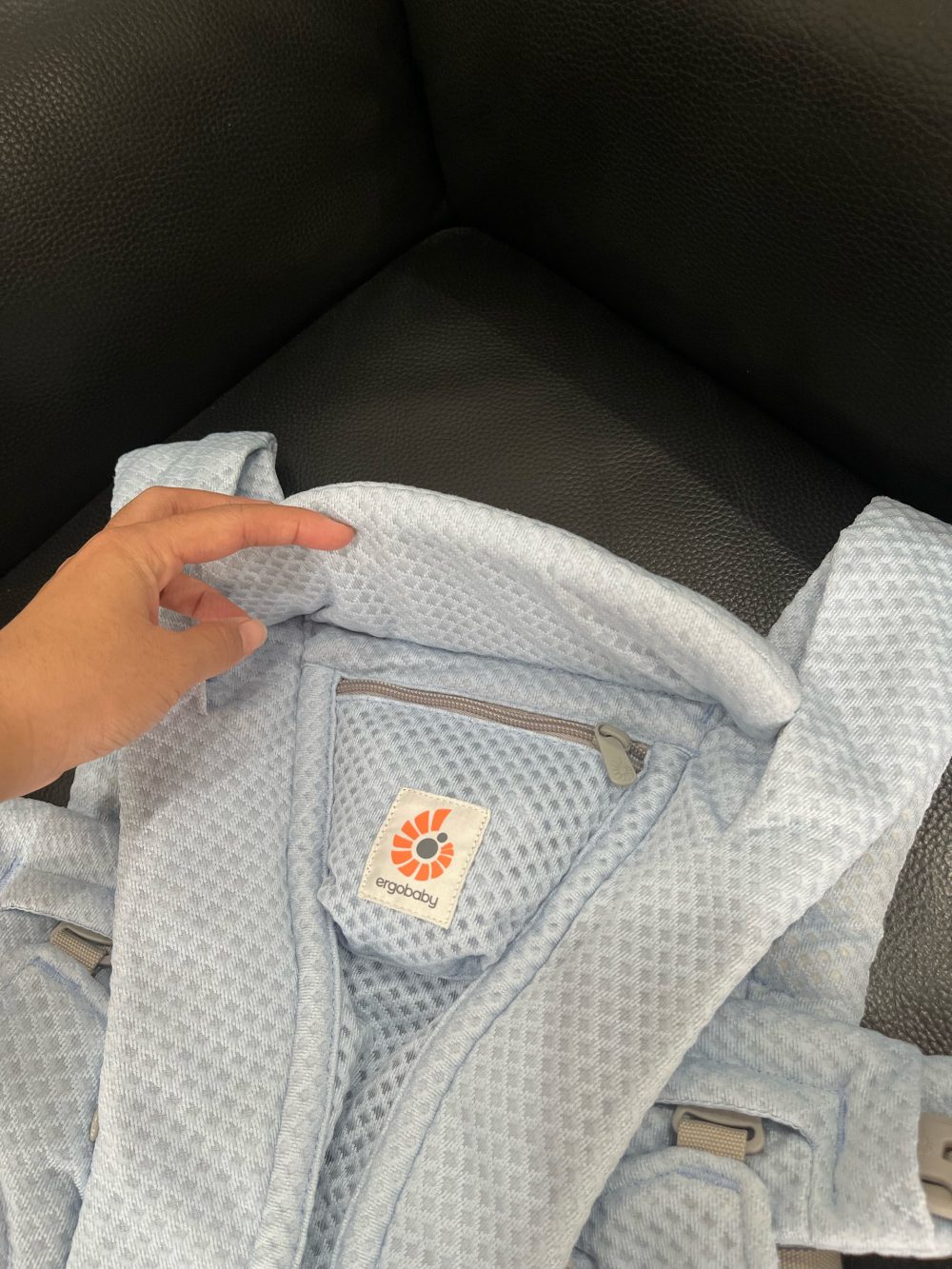 Địu cho bé Ergobaby Omni Deluxe Mesh, Serene Blue( size:0->48m~3kg2->20kg4) full box - Ảnh 11