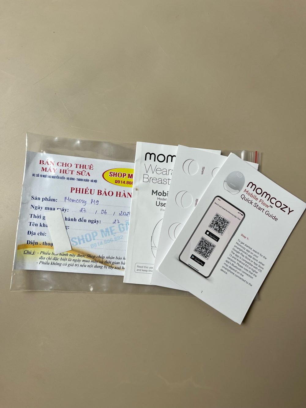 Máy hút sữa không dây Momcozy M9 (máy đơn, full box) - Ảnh 27