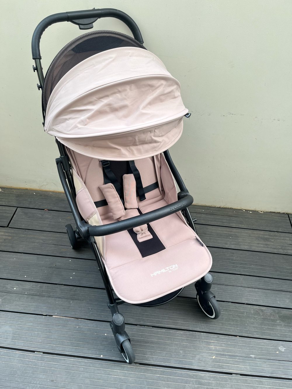 Xe đẩy Hamilton X1 màu nâu ánh hồng ( size: 0->4y, tối đa 20kg) - Ảnh 5