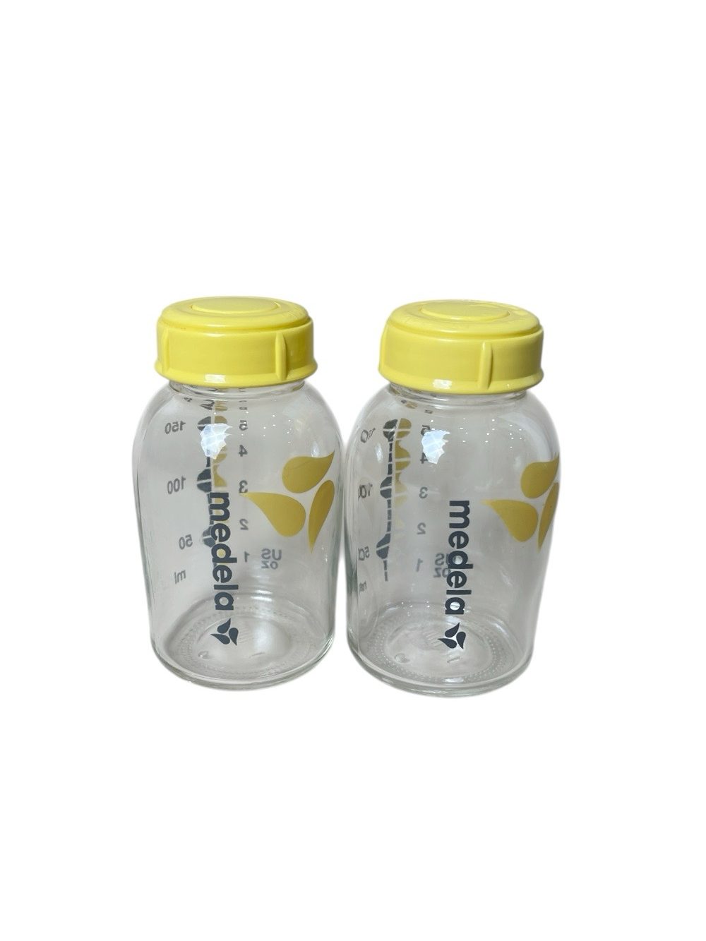 Set 2 bình thủy tinh bình trữ sữa 150ml
