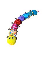 Thú nhồi bông đồ chơi Tomy Lamaze hình sâu dài (có tiếng chuông, tiếng bóp kêu và tiếng lục lạc)