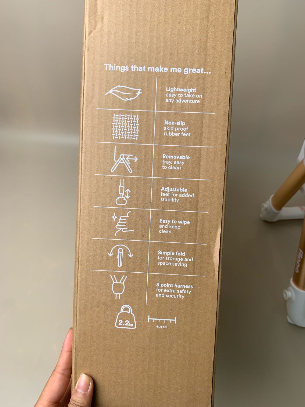 Ghế ăn dặm Appramo Flippa tặng kèm túi nhai silicone Mama's Choice ( fullbox,6m-26m~15kg) - Ảnh 8