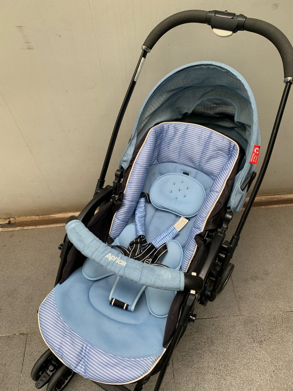 Xe đẩy Aprica Luxuna Comfort màu xanh ( sơ sinh - 15kg~ 36m) - Ảnh 26