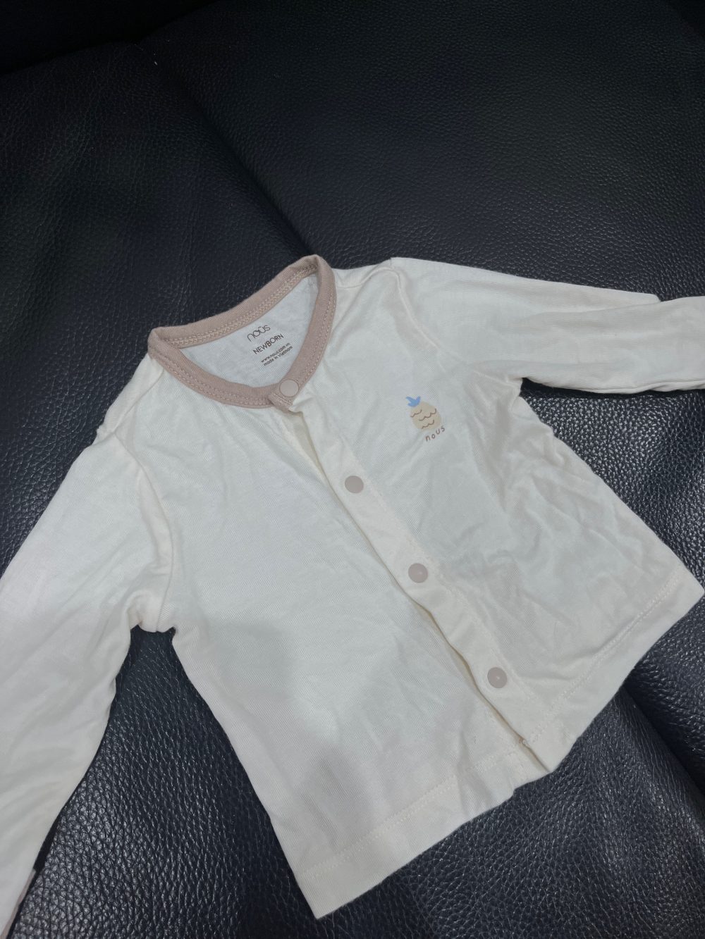 Set 3 bộ Nous màu nâu/be size newborn (kèm 2 mũ và 1 đồ chơi) - Ảnh 17