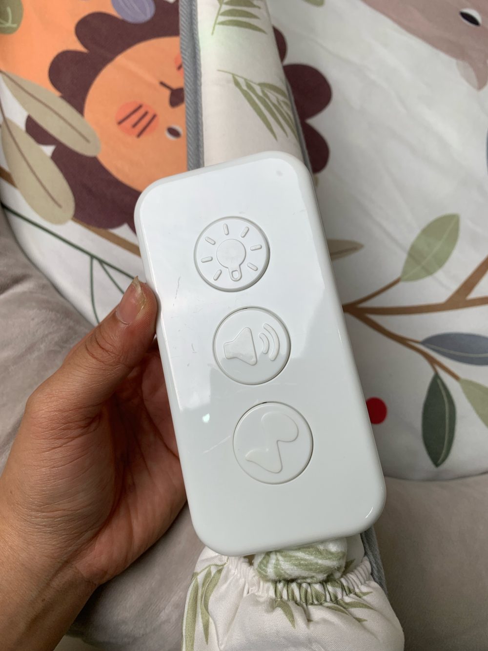 Thảm vải nằm chơi Telun Baby (ConCung) có nhạc, đèn, bảng điểu khiển màu xám (fullbox) - Ảnh 20