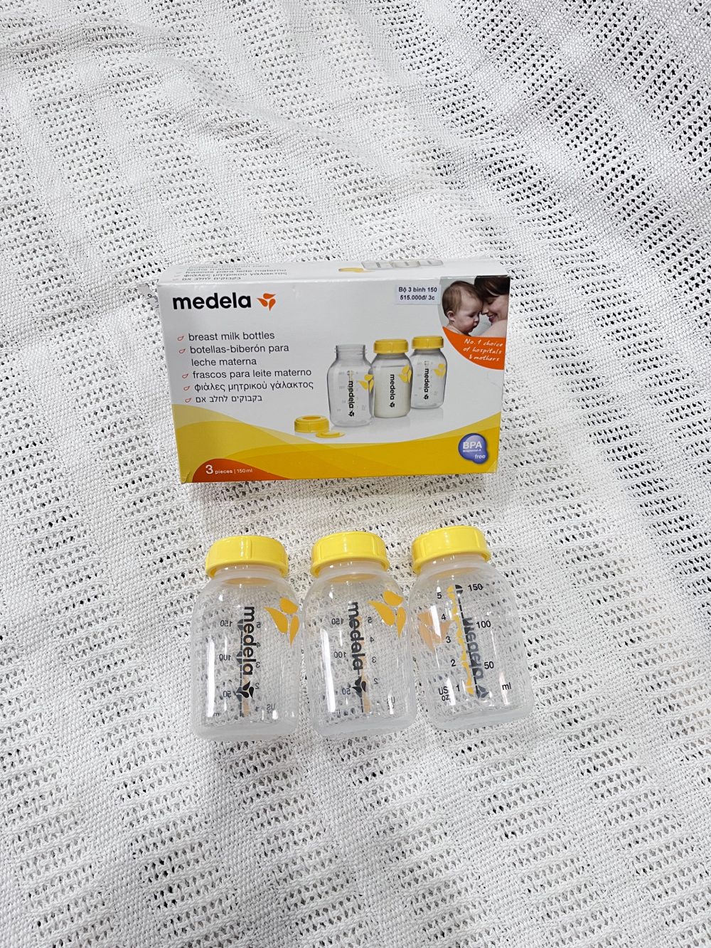 Bộ 3 bình sữa 150ml Medela (full box) - Ảnh 5