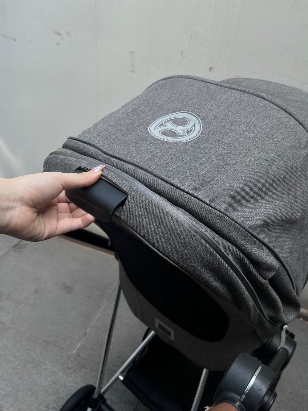 Xe đẩy Cybex mios 3 màu xám khung bạc ( size: 0->4y, tối đa 22kg) kèm adapter và áo mưa cybex - Ảnh 19
