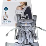 Địu cho bé Ergobaby Omni 360 Cool Air Mesh Pearl Grey (size: 3kg2->20kg ~ 0->48m, full box)