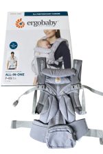 Địu cho bé Ergobaby Omni 360 Cool Air Mesh Pearl Grey (size: 3kg2->20kg ~ 0->48m, full box)