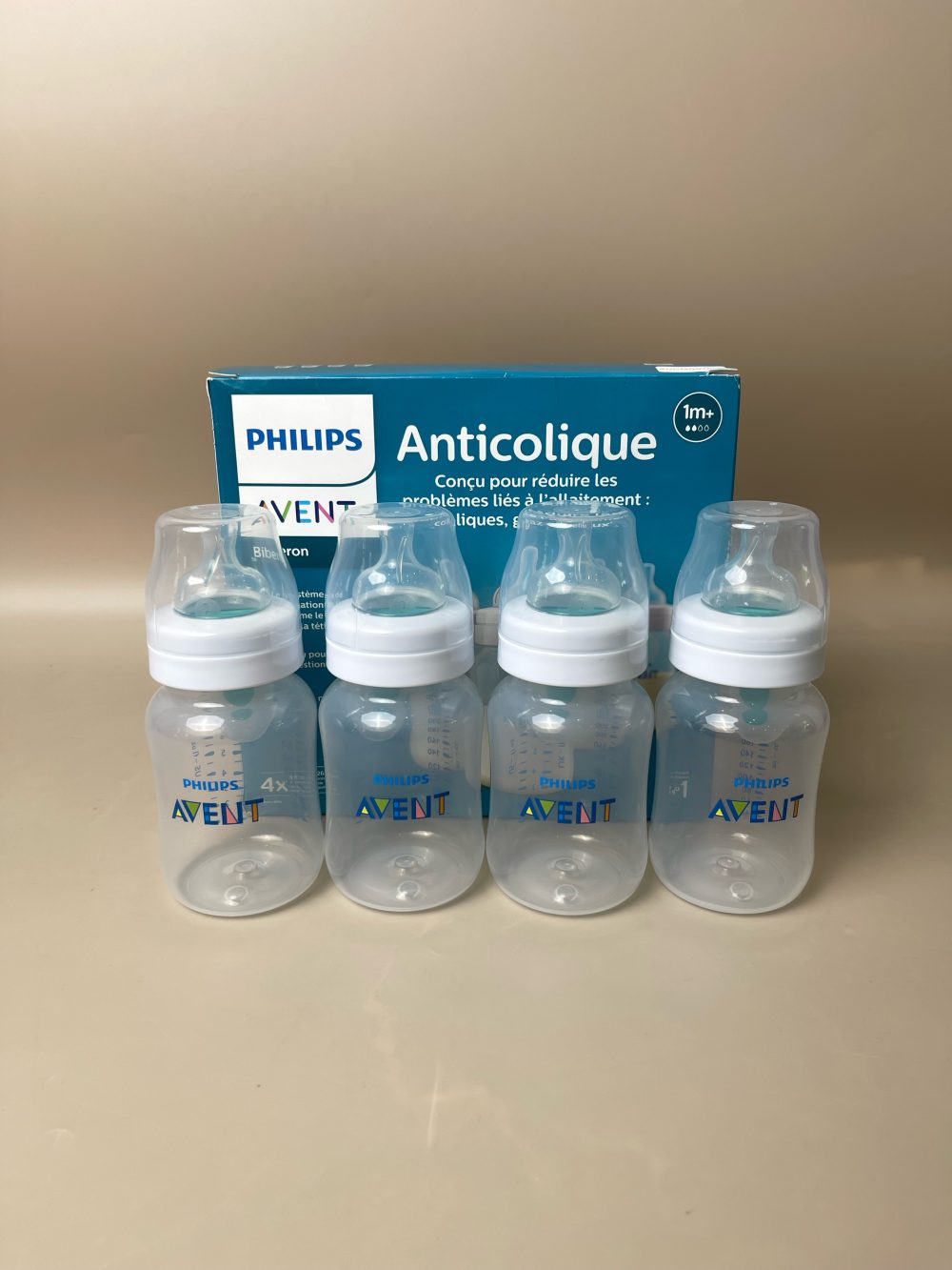 Set 4 bình sữa Philips Avents Anti- Colic 260ml ( 1m+/full box) - Ảnh 4
