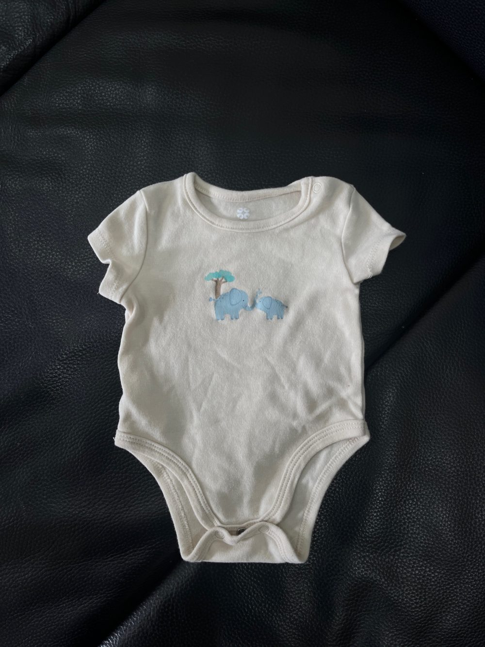 Set 2 bodysuit Pekkle màu xanh và URB màu be (size 3→6m) tặng kèm ủ quấn Mintuu màu xanh sọc trắng - Ảnh 14