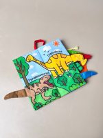 Set thú nhồi bông đồ chơi Tomy Lamaze, K’s kids hình sâu dài và sách vải Jollybaby chủ đề đuôi khủng long - Ảnh 7