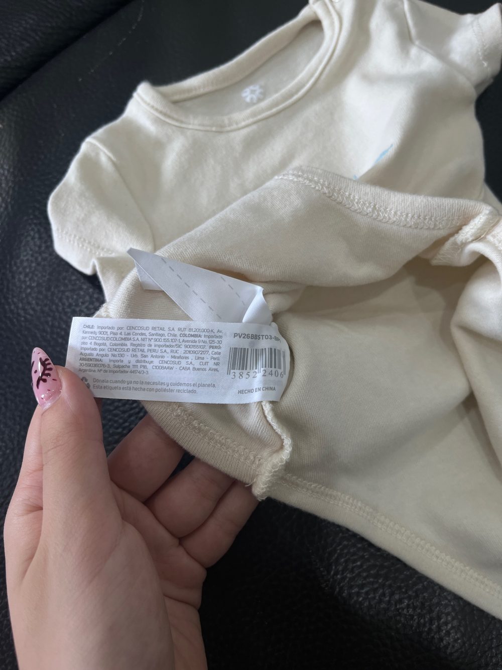 Set 2 bodysuit Pekkle màu xanh và URB màu be (size 3→6m) tặng kèm ủ quấn Mintuu màu xanh sọc trắng - Ảnh 6