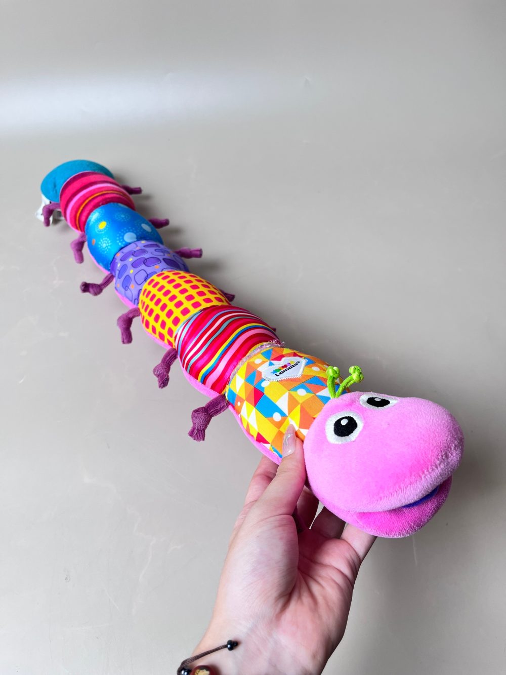 Set thú nhồi bông đồ chơi Tomy Lamaze, K’s kids hình sâu dài và sách vải Jollybaby chủ đề đuôi khủng long - Ảnh 13