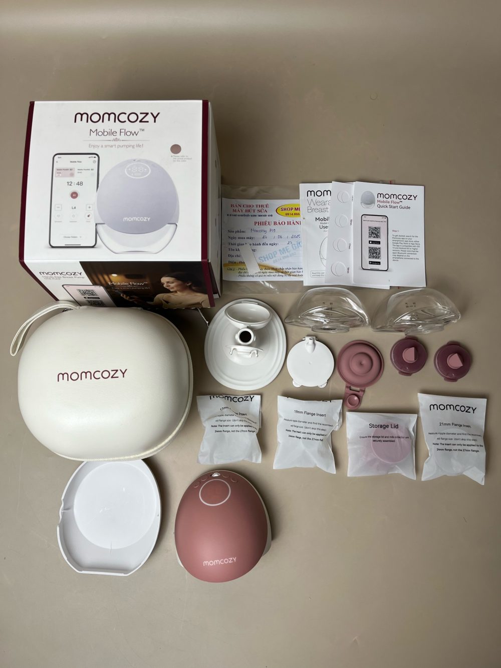 Máy hút sữa không dây Momcozy M9 (máy đơn, full box) - Ảnh 2
