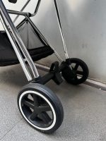 Xe đẩy Cybex mios 3 màu xám khung bạc ( size: 0->4y, tối đa 22kg) kèm adapter và áo mưa cybex - Ảnh 2