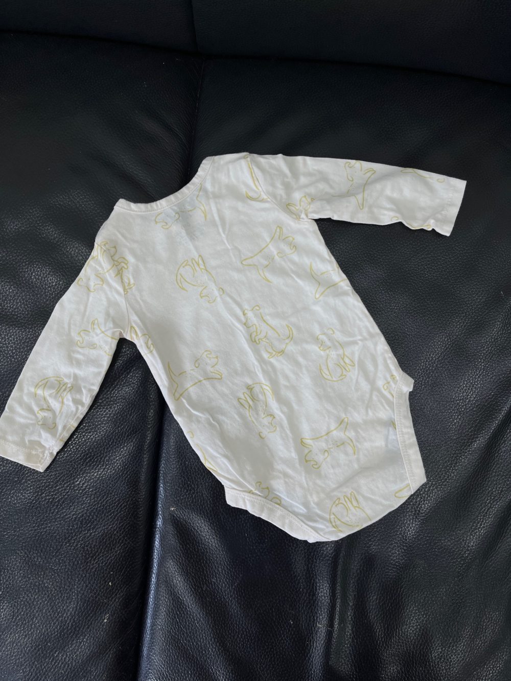Set 2 bộ body Carter's, Nous màu vàng, màu xanh (size: 3-6m) - Ảnh 2