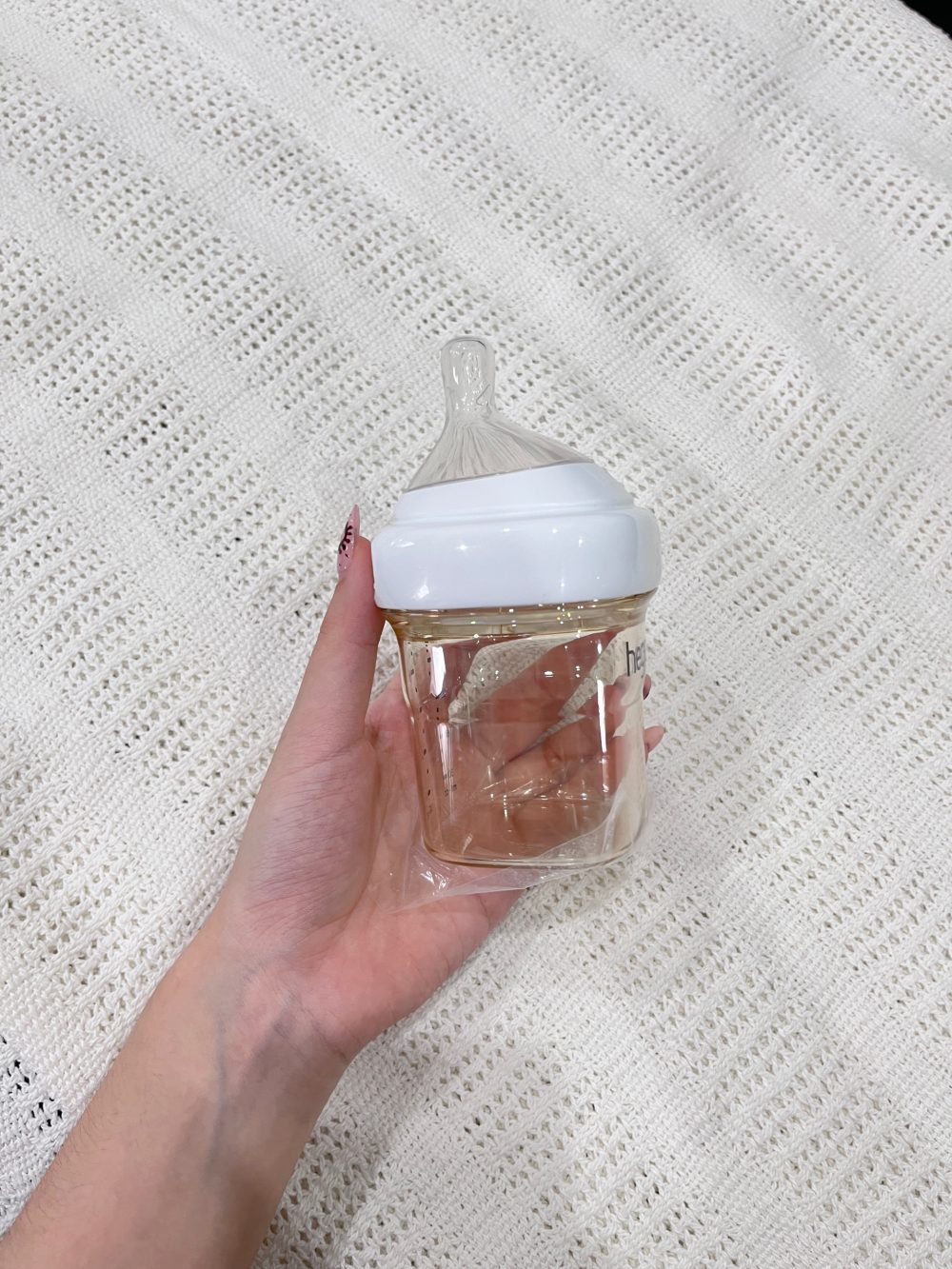 Bình sữa Hegen 150ml kèm nắp màu hồng - Ảnh 2