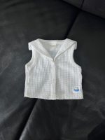 Set đồ bộ ngắn tay MoneBebé màu trắng kèm 2 yếm và 1 bodysuit Carter’s màu xanh (size 3→9m) - Ảnh 31