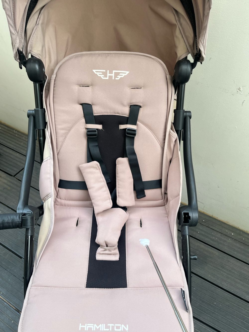 Xe đẩy Hamilton X1 màu nâu ánh hồng ( size: 0->4y, tối đa 20kg) - Ảnh 4