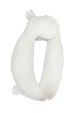 Gối thỏ Raras vải bamboo màu trắng ( size: 2m →2y)