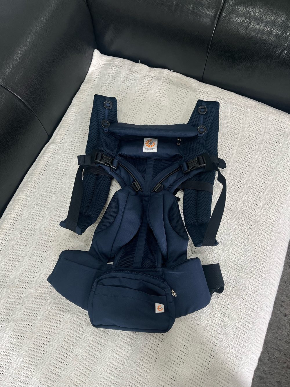 Địu Ergobaby Omni 360 Cool Air Mesh, Midnight Blue (size: 3kg2→20kg~ 0→48m) - Ảnh 6