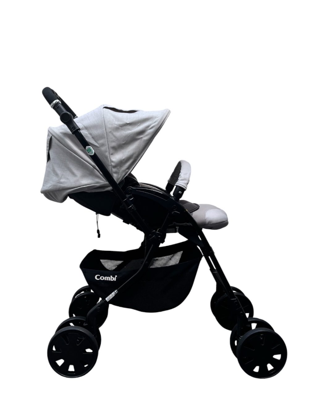 dee199a15f6f44a8981217e0372c2288 Xe đẩy Combi Crossgo 4 cas màu ghi (size 1→36m, tối đa 15kg) - Ảnh 1