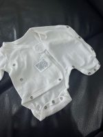 Set 3 bộ bodysuit đáp chéo H&M màu xanh/trắng (size 0→1m) - Ảnh 7