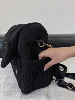 Balo kiêm túi đeo chéo đựng đồ cho bé Hannah & Sophia Belle màu đen - Ảnh 2