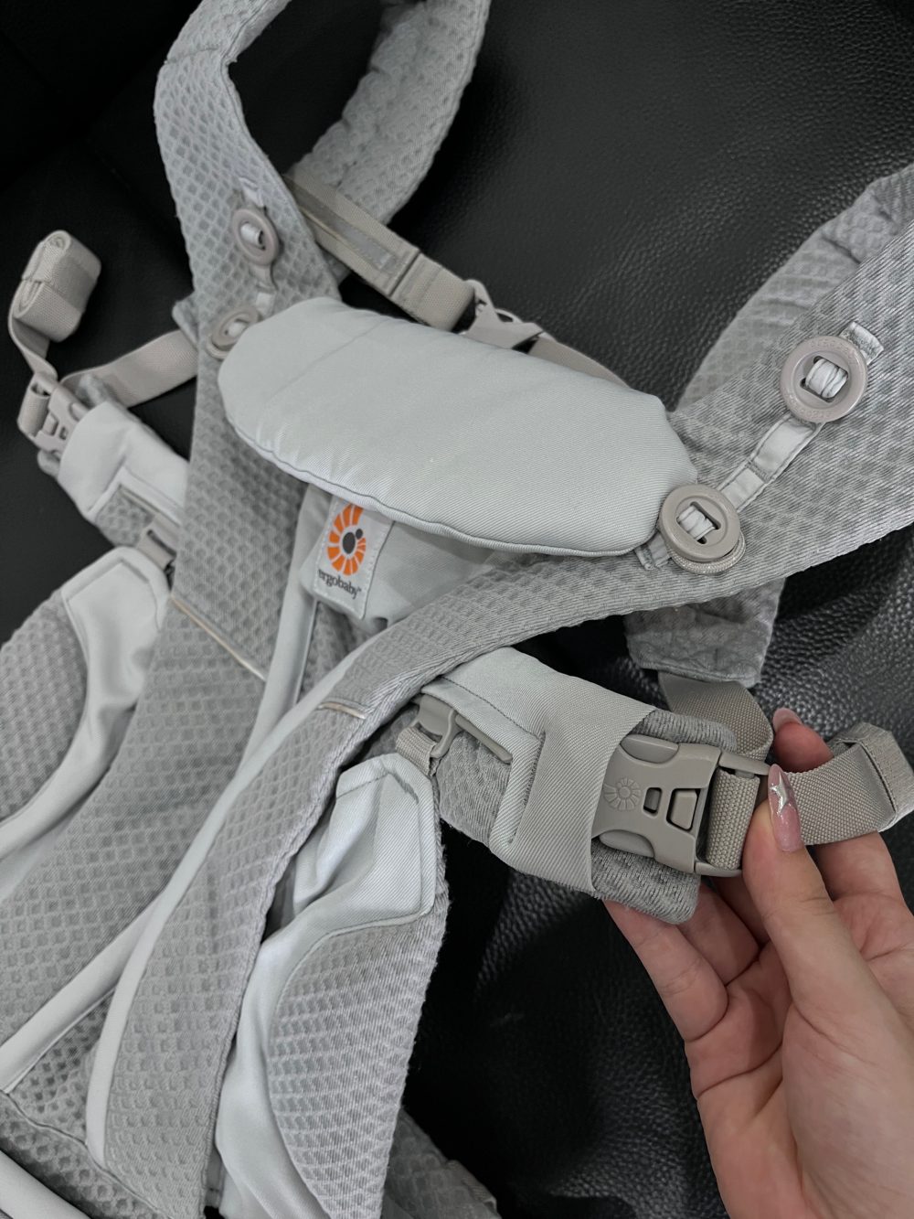 Địu Ergobaby Omni Breeze, Pearl Grey ( Size: 3.2->20kg ~ 0->48m) - Ảnh 3