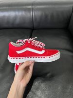 Giày Vans Kids Old Skool hoạ tiết trái tim màu đỏ (size 31.5~19cm) - Ảnh 11