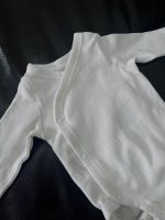 Set 3 bộ bodysuit đáp chéo H&M màu xanh/trắng (size 0→1m) - Ảnh 2