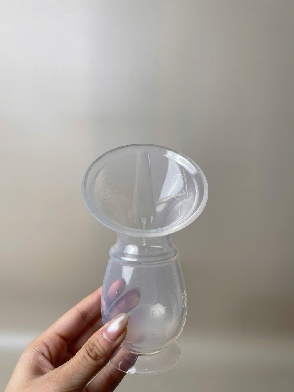 Set 2 cốc hứng sữa silicone Pigeon ( no box) - Ảnh 4