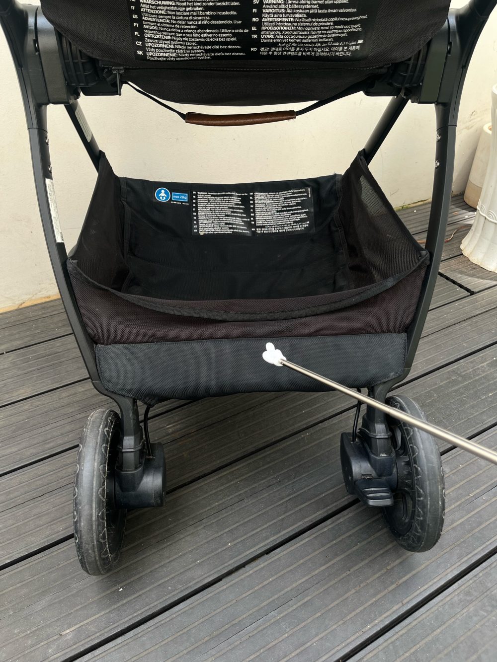 Xe đầy Nuna Triv màu xám khung đen (size: 0→ 4y, tối đa 22kg) - Ảnh 16